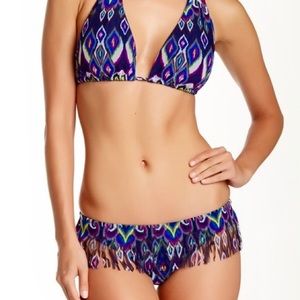 🌟 BECCA fringe hipster swimsuit bottoms